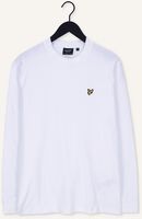 Weiße LYLE & SCOTT T-shirt MOCK NECK LONG SLEEVE TSHIRT Weiße LYLE & SCOTT T-shirt MOCK NECK LONG SLEEVE TSHIRT - medium