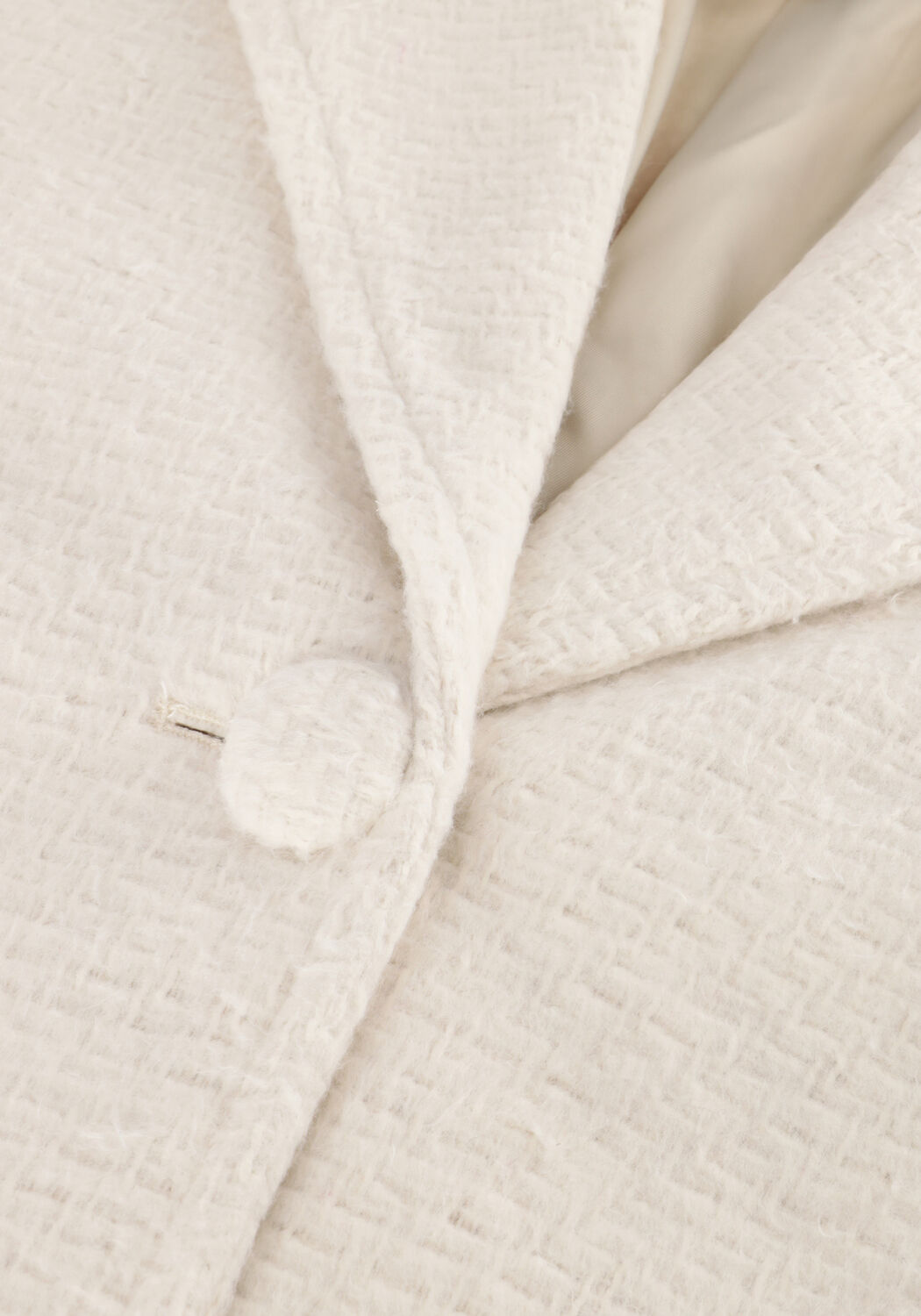 Beige NOTRE-V M&auml;ntel NV-CHARLOTTE WOOL COCOON COAT - large