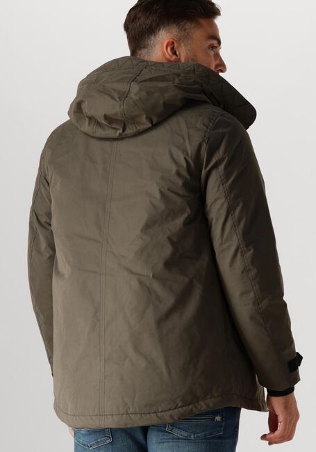 Grüne PME LEGEND Parkas SEMI LONG JACKET TUPULAR SOAPY PEACH - large