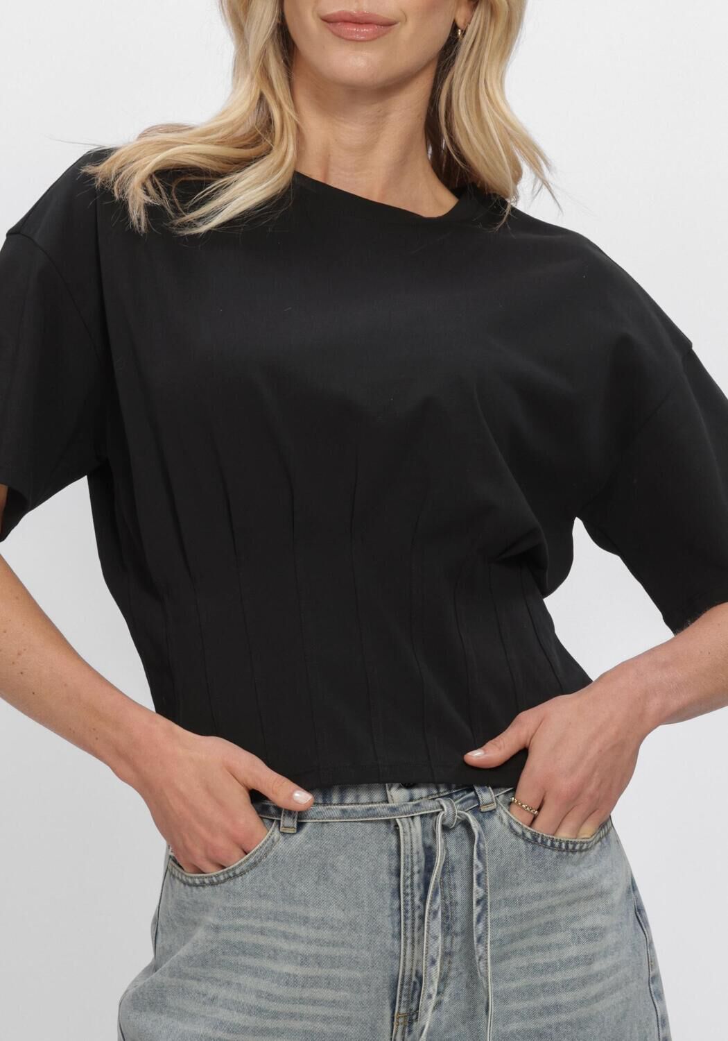 Schwarze MSCH COPENHAGEN Tops & T-shirts MSCHKADANCE TEE - large