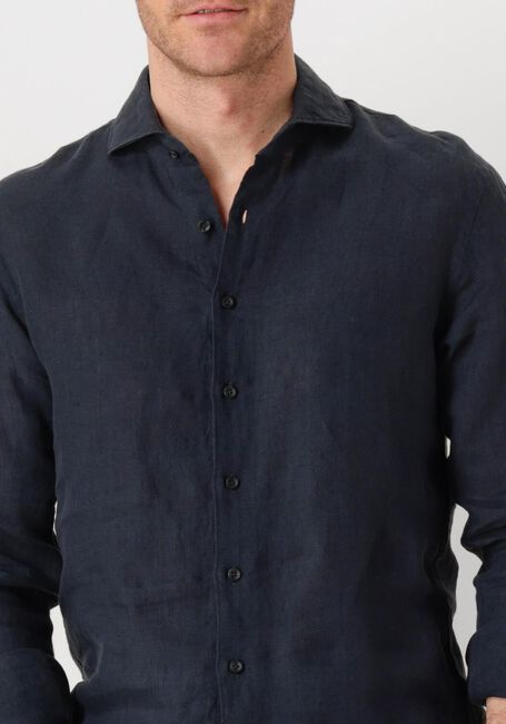 Dunkelblau PROFUOMO Klassisches Oberhemd SHIRT X-CUTAWAY LINEN - large