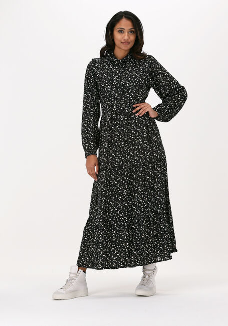 Schwarze MSCH COPENHAGEN Maxikleid OCEANNA LS MAXI DRESS AOP - large