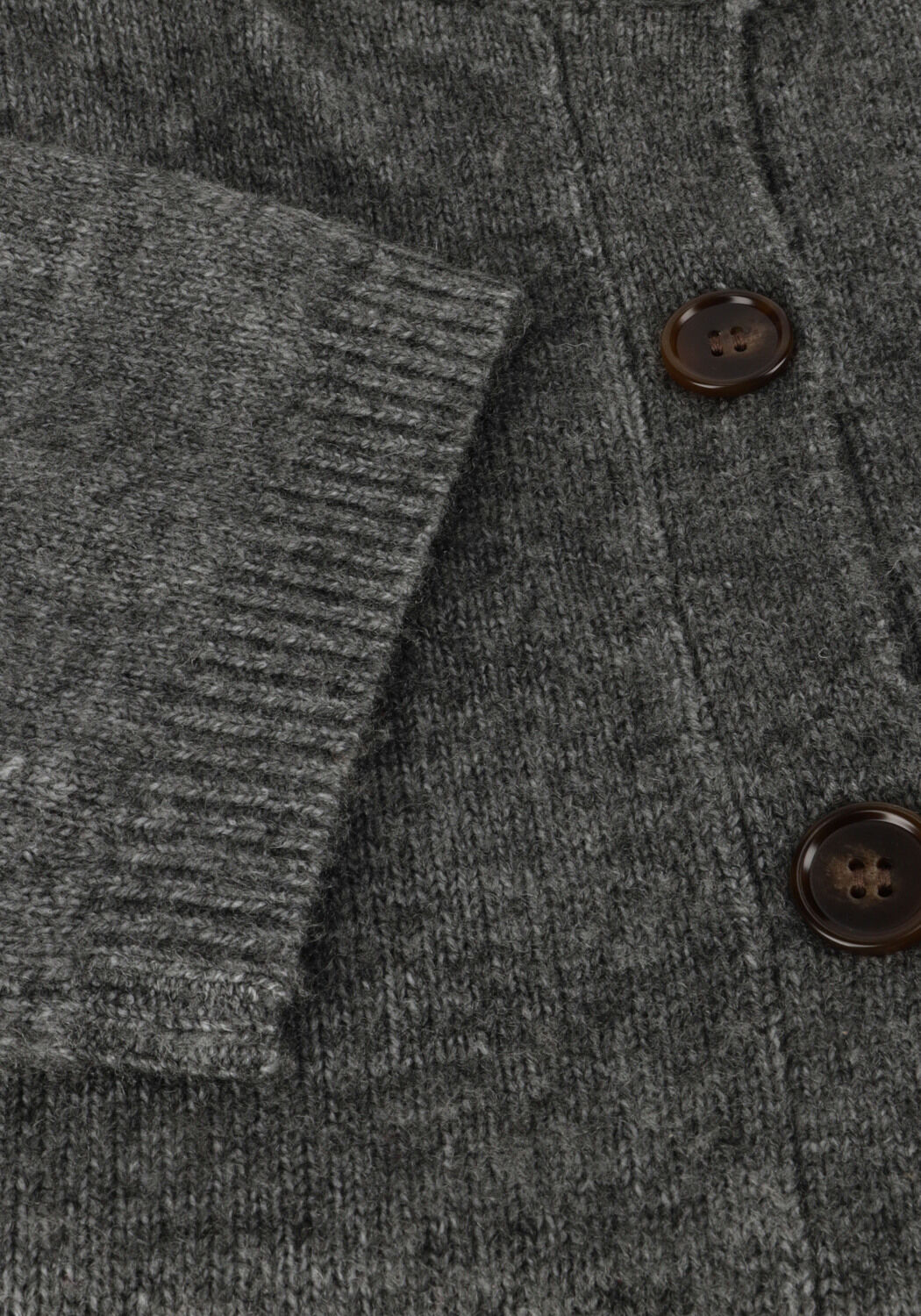 Graue EDITED Strickjacke KONNY CARDIGAN - large