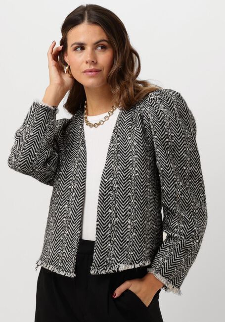 Schwarze CO'COUTURE Jack ALVIE BOUCLE JACKET - large