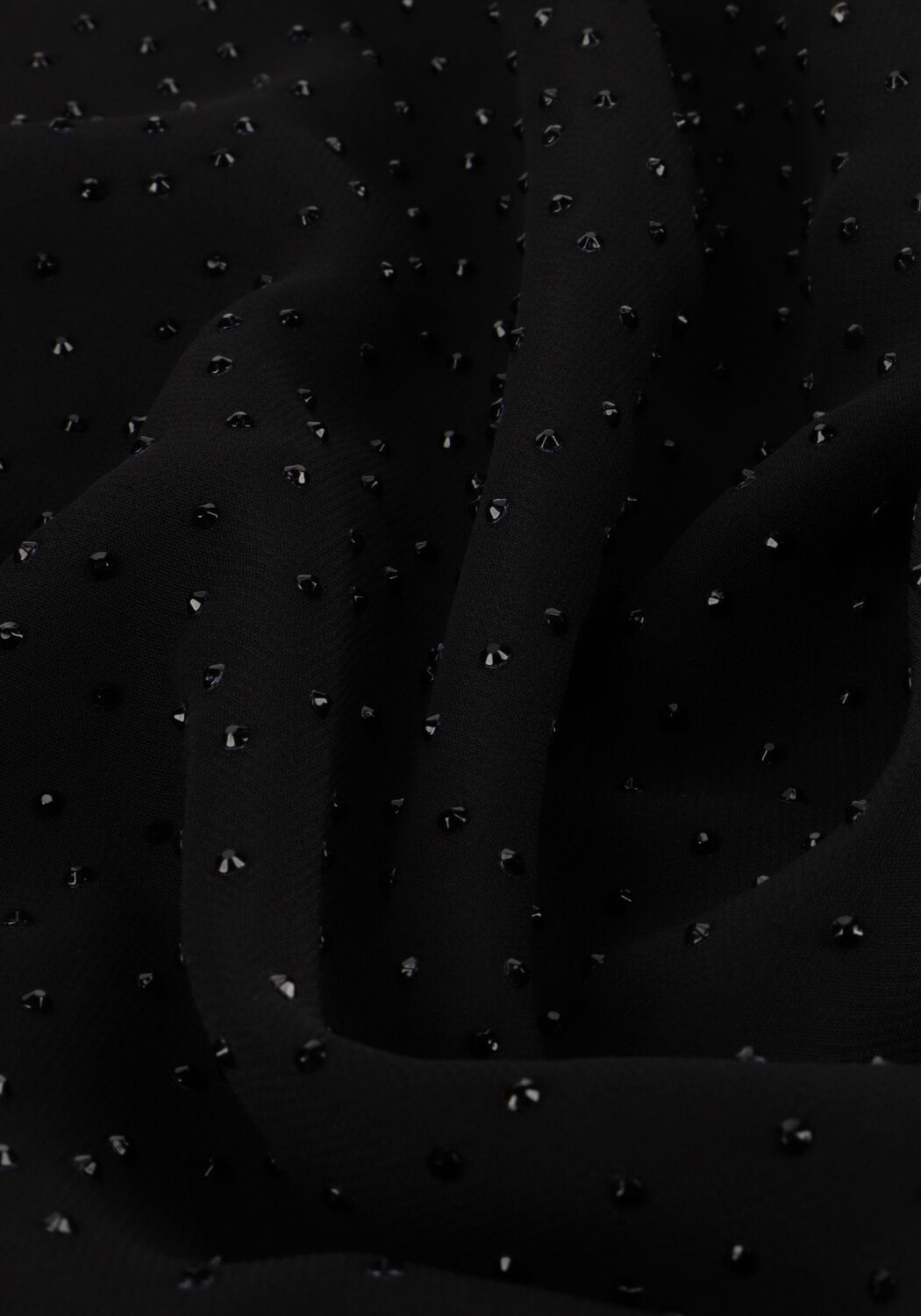 Schwarze DANTE6 Maxirock SILAO RHINESTONE SKIRT - large