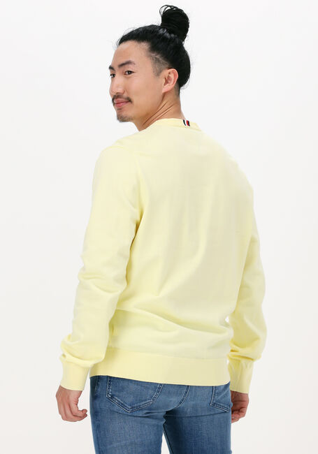 Gelbe TOMMY HILFIGER Pullover 1985 CREW NECK SWEATER - large