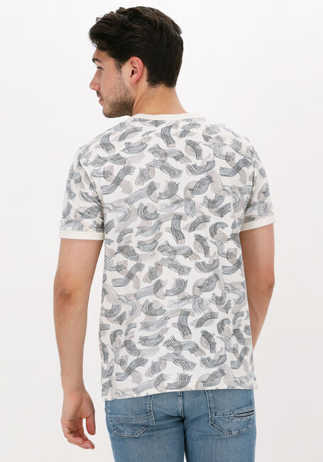 Nicht-gerade weiss CAST IRON T-shirt SHORT SLEEVE R-NECK RELAXED FIT COTTON TWILL - large
