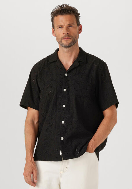Schwarze FORÉT Casual-Oberhemd LEO PAISLEY SHIRT - large