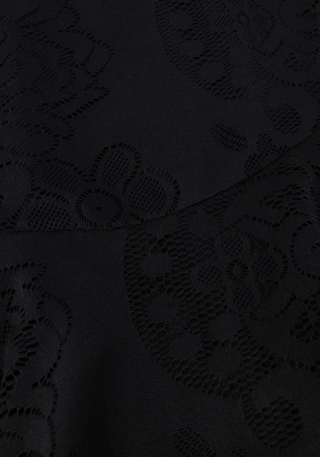 Schwarze ALIX THE LABEL Minirock LADIES KNITTED LACE SKIRT - large