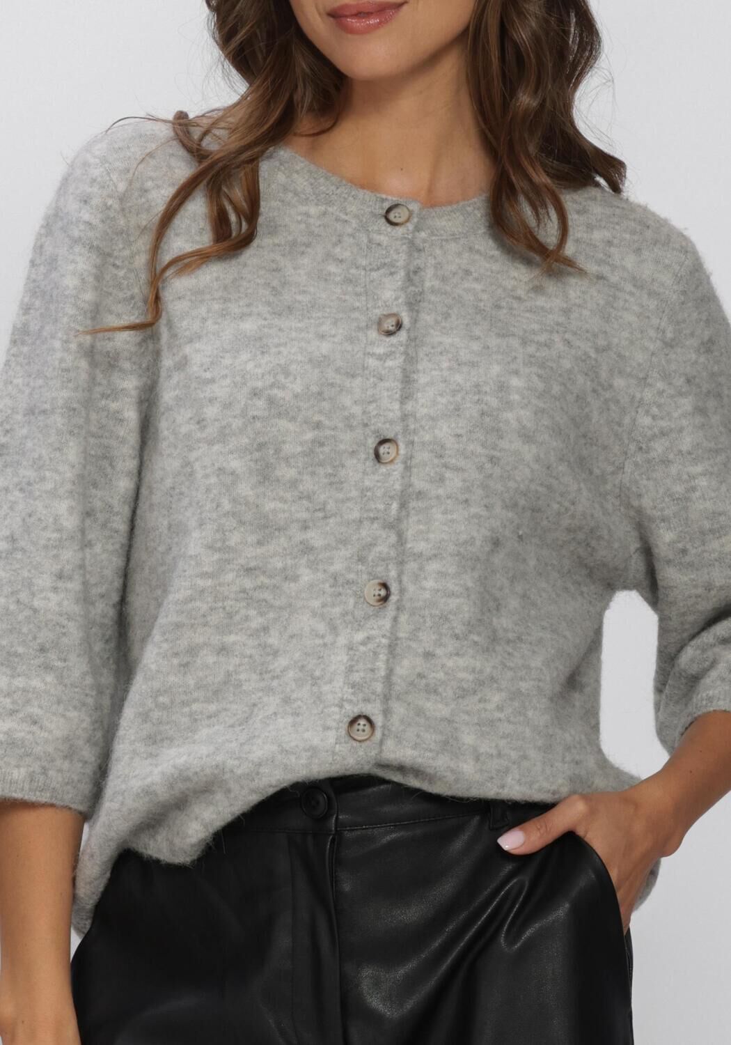 Graue KNIT-TED Strickjacke MEG CARDIGAN - large