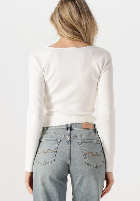 Weiße NEO NOIR Top ELAINA KNIT BLOUSE - large
