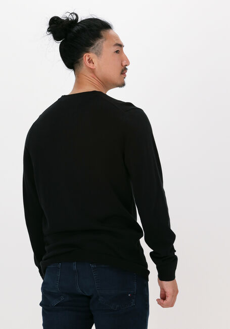 Schwarze TOMMY HILFIGER Pullover CORE COTTON-SILK CNECK - large