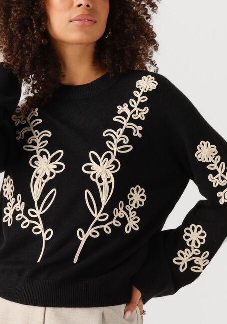 Schwarze OBJECT Pullover OBJLANEY RUBIN LS PULLOVER NOOS - large