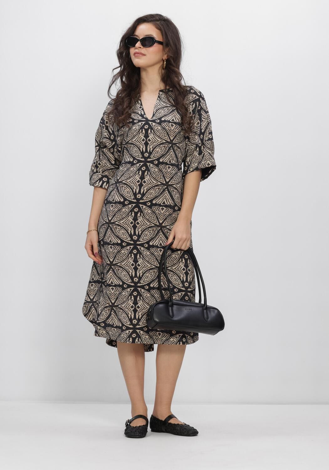 Schwarze SUMMUM Kleider DRESS ETHNIC - large