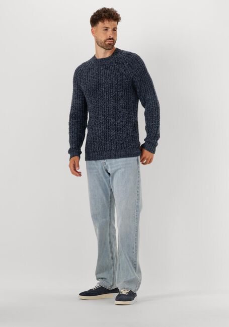 Dunkelblau ANERKJENDT Pullover AKSUNE STRUCTURE KNIT - large