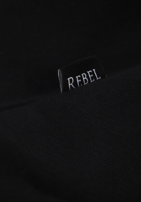 Schwarze COLOURFUL REBEL Sweatshirt RBL AMS BIG EMBROIDERY BASIC SWEAT - large