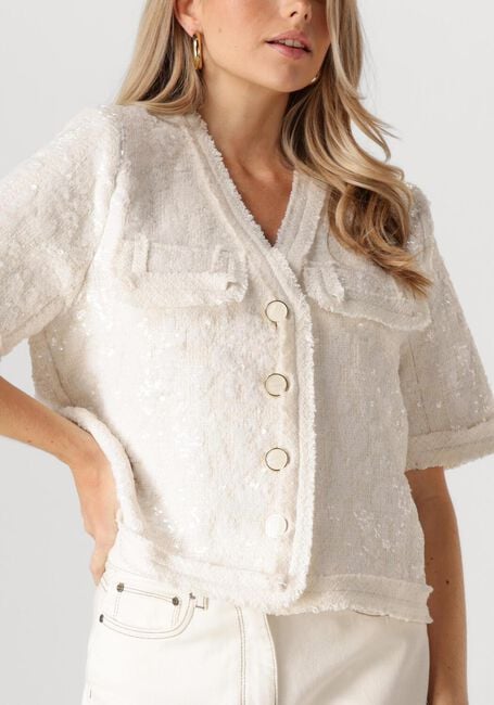 Nicht-gerade weiss NUKUS Top SARA BLAZER PAILLET - large