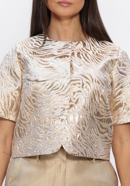 Goldfarbene FREEBIRD Blazer F-WV-JAQUARD-FANTASY-26-1 - large