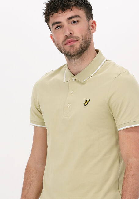 Olive LYLE & SCOTT Polo-Shirt TIPPED POLO SHIRT - large