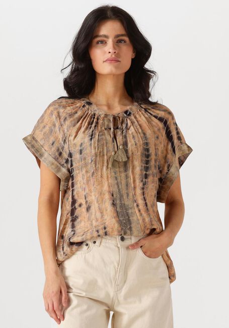 Mehrfarbige/Bunte SUMMUM T-shirt TOP TIE DIE PRINT - large