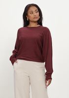 Bordeaux MINUS Pullover MSDANA METALLIC BAT SLEEVE PULLOVER
