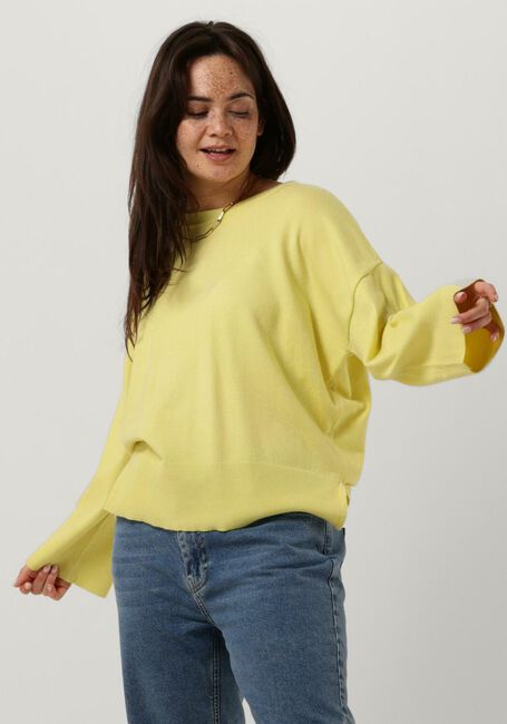 Gelbe MSCH COPENHAGEN Pullover DALINDA RACHELLE PULLOVER - large