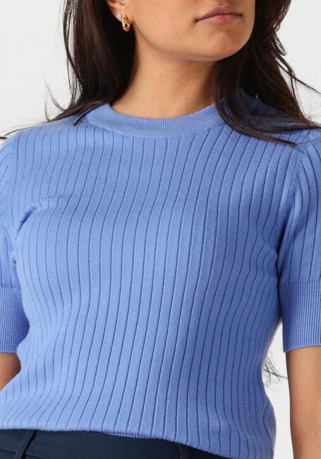 Hellblau OBJECT T-shirt OBJNOELLE S/S KNIT T-SHIRT - large