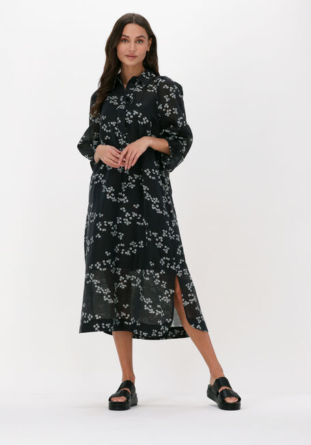Schwarze SECOND FEMALE Midikleid DAVIDA NEW DRESS - large