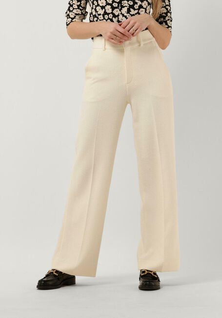 Weiße VANILIA Hose BARK TAILORED - large