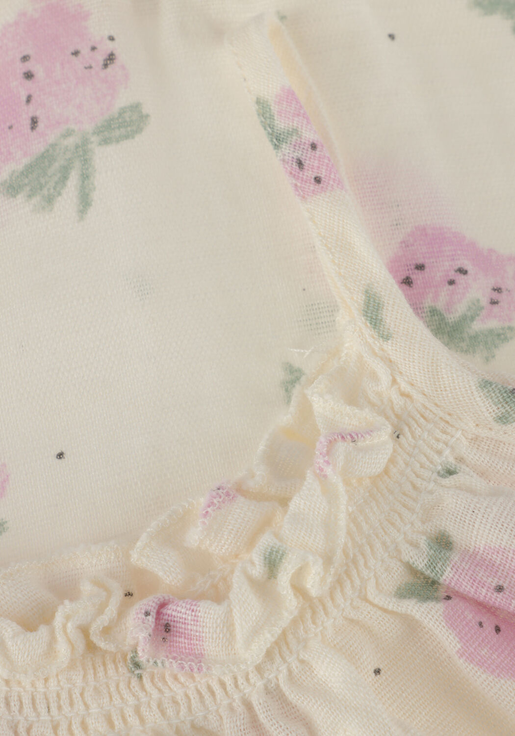 Wei&szlig;e PLAY UP Latzhosen PRINTED WOVEN JUMPSUIT - large