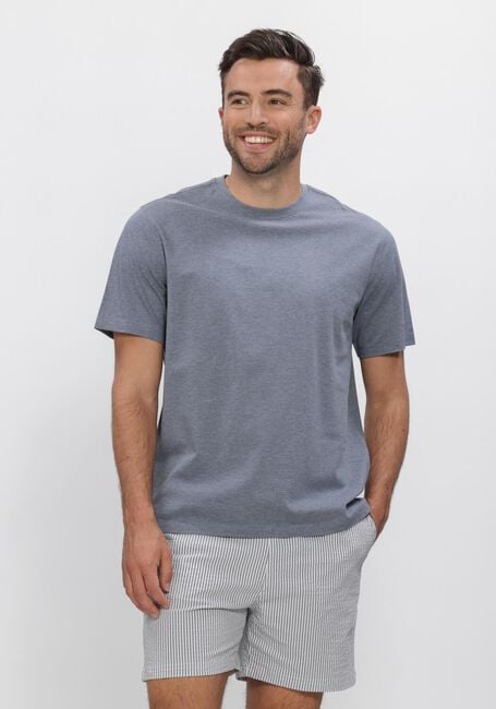 Blaue PROFUOMO T-shirt T-SHIRT CREW NECK MERCERIZED STRETCH PIQUE - large