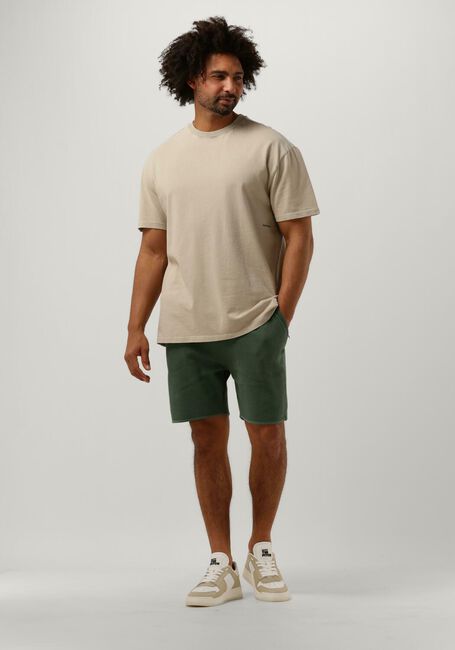 Sand PUREWHITE T-shirt TSHIRT WITH SMALL FRONT LOGO AT SIDE AND BIG BACK PRINT - large