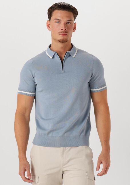 Blaue SAINT STEVE Polo-Shirt SIEM - large