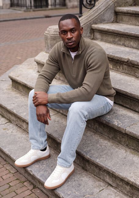 Khaki MACED Pullover M-ANTHONY - large