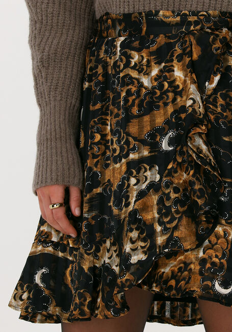 Mehrfarbige/Bunte SCOTCH & SODA Minirock PRINTED WRAP-OVER RECYCLED POL - large