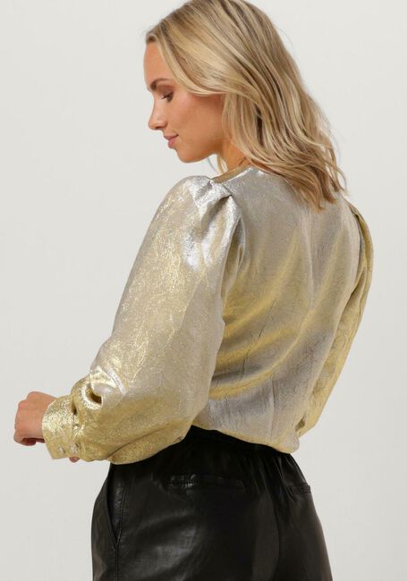 Goldfarbene POM AMSTERDAM Blusen STARDUST GOLD TOP - large