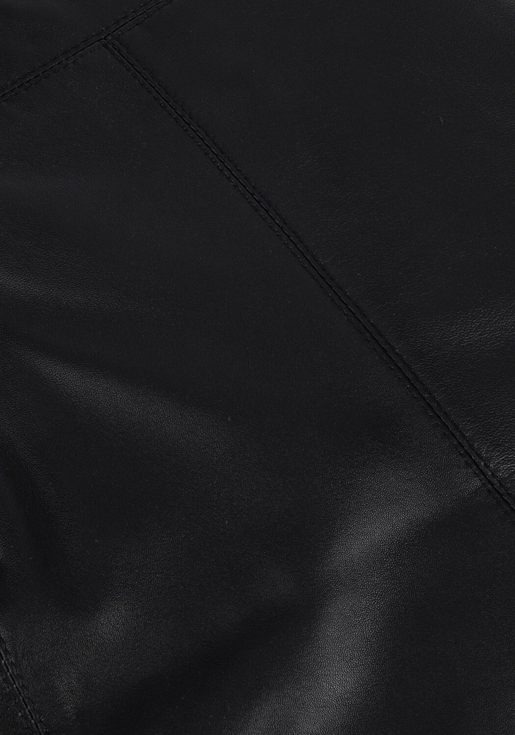 Schwarze SELECTED WOMEN Minirock IBI MW LEATHER SKIRT B - large