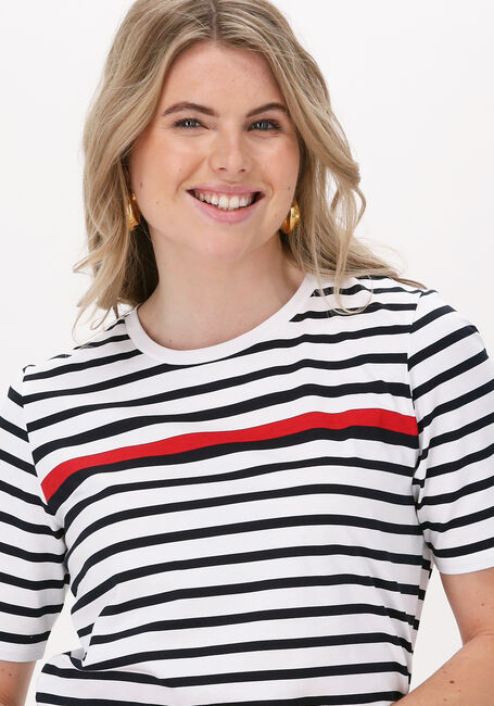 Blaue TOMMY HILFIGER T-shirt REGULAR GBL STP C-NK - large