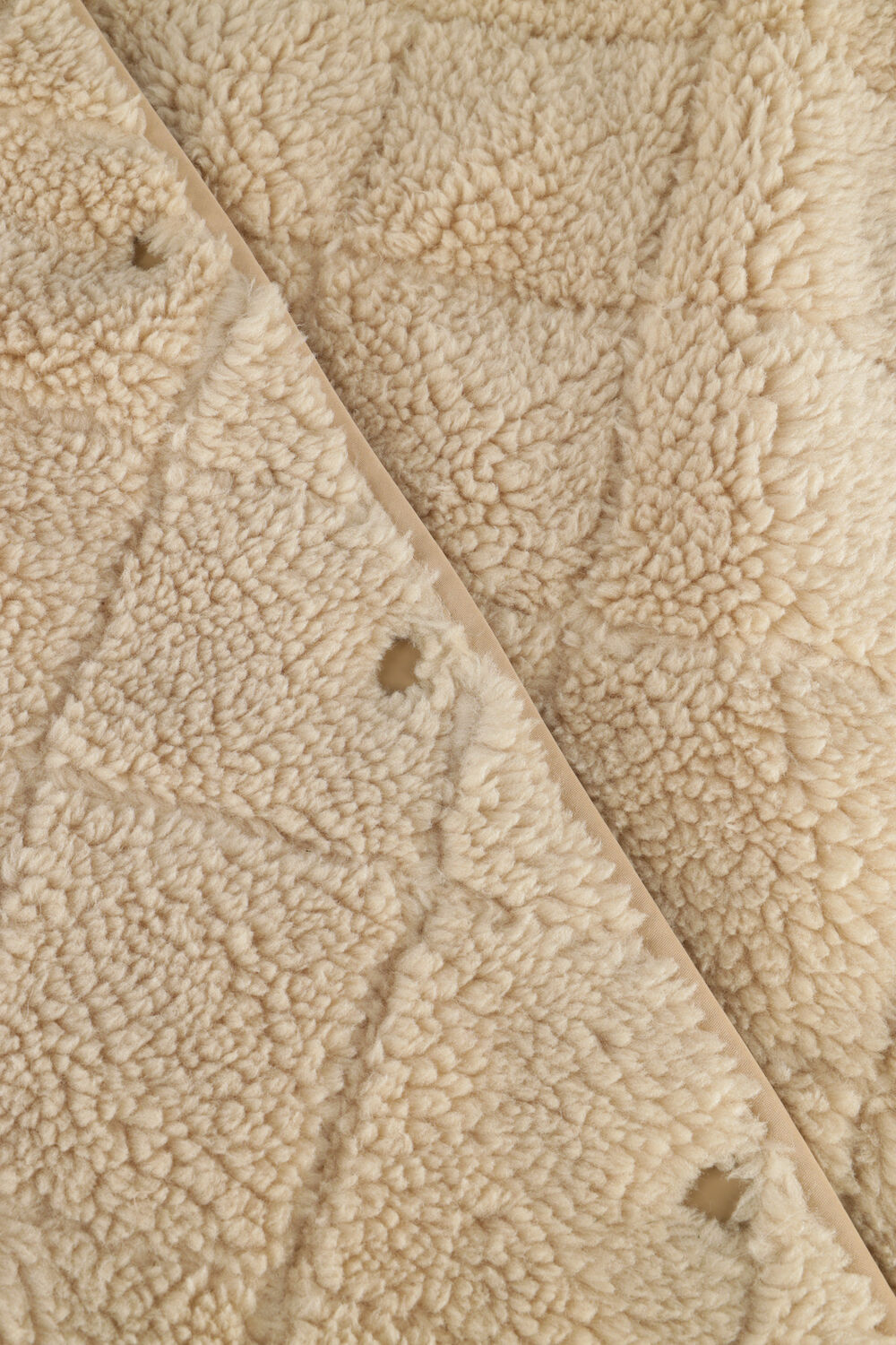 Beige ANOTHER LABEL Teddy-Jacke DANAE COAT - large