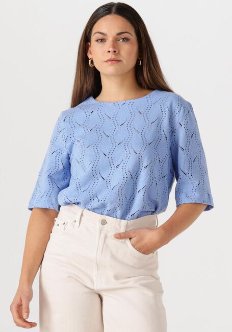 Hellblau OBJECT Top OBJAVA 2/4 LO O-NECK TOP - large