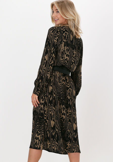 Camelfarbene MODSTR&Ouml;M Midikleid MAE PRINT DRESS - large