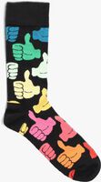 Schwarze HAPPY SOCKS Socken BIG THUMBS UP - medium