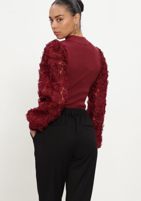 Bordeaux Y.A.S. Top YASRUNELLA LS HIGH NECK KNIT PULLOVER - large