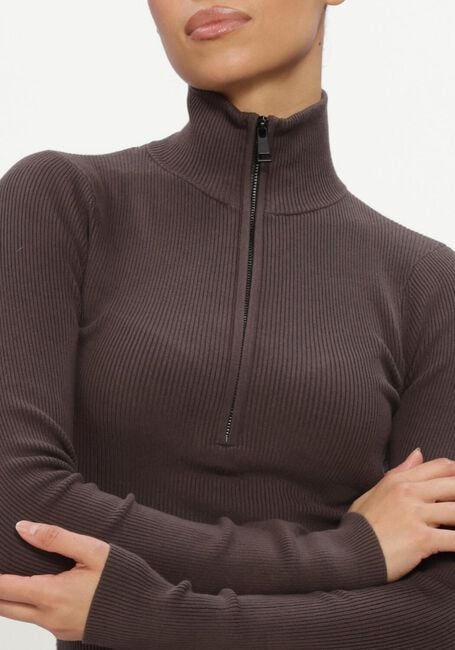 Braune AIRFORCE Pullover RUBY RIBBED PULLY - large