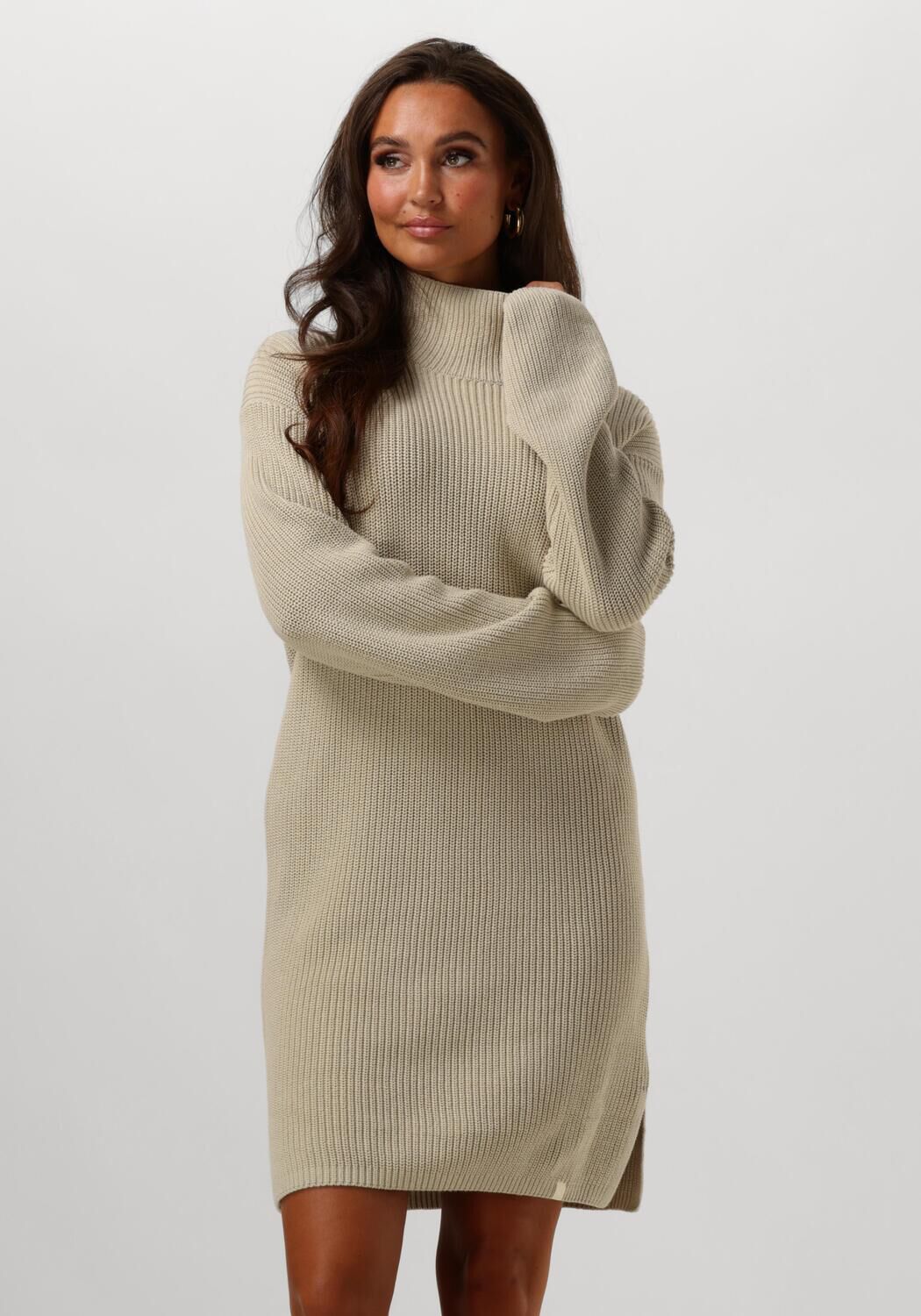 Beige CALVIN KLEIN Minikleid CHUNKY LOOSE SWEATER DRESS Omoda