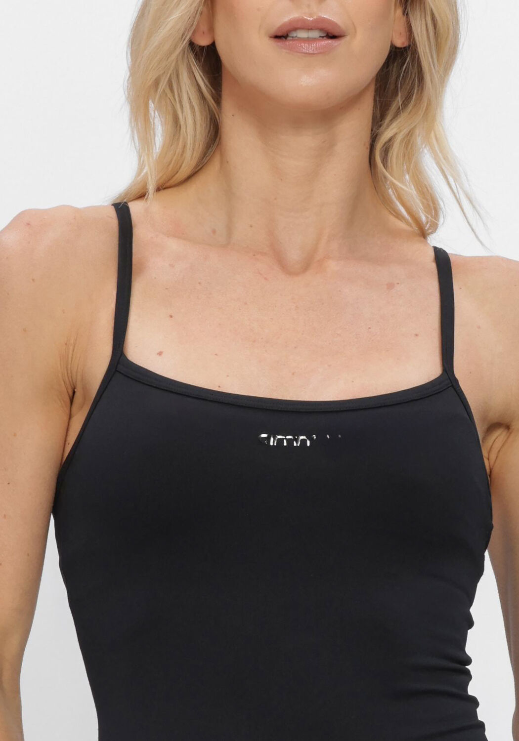 Schwarze AIM'N Top SHAPE SEAMLESS BODYSUIT - large