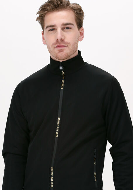 Schwarze CRUYFF Sweatshirt ENZO TRACK TOP - POLY TRICOT - large