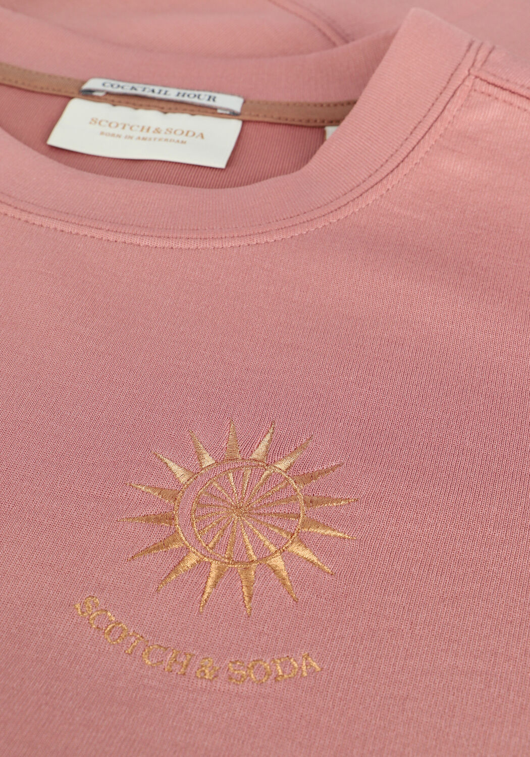 Rosane SCOTCH & SODA Sweatshirt CREWNECK SWEAT WITH TONAL EMBR - large