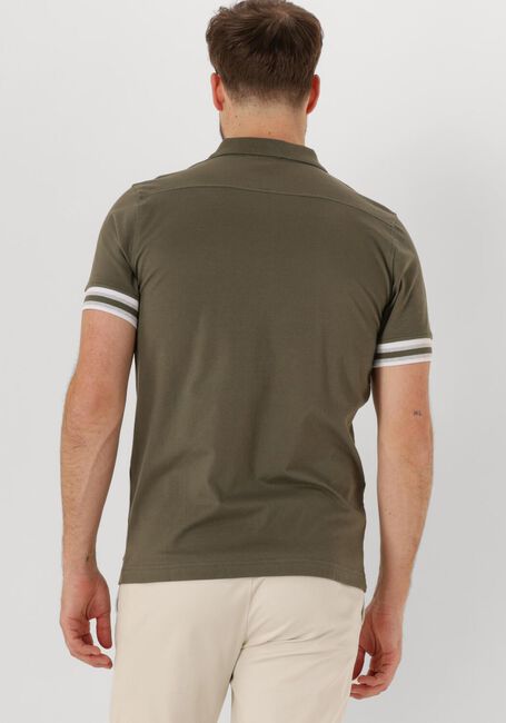 Khaki GENTILUOMO Polo-Shirt POLO 3 BUTTON SS J2006-219 - large