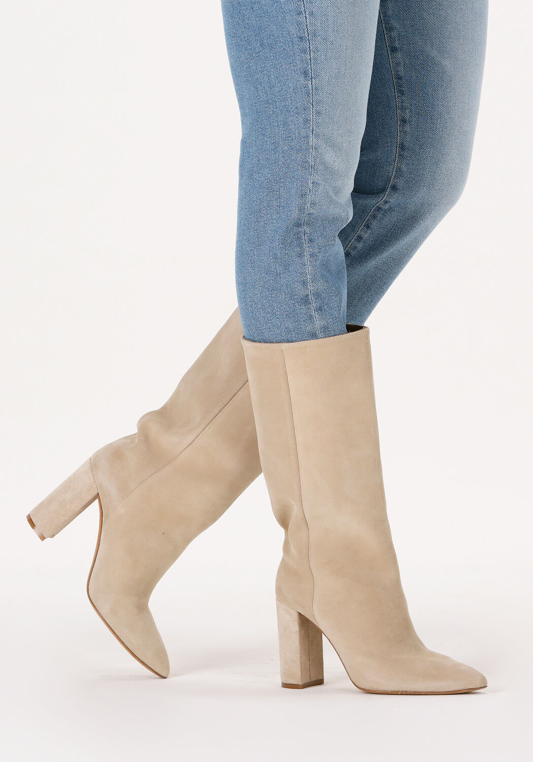 Beige TORAL Hohe Stiefel 12719 - large